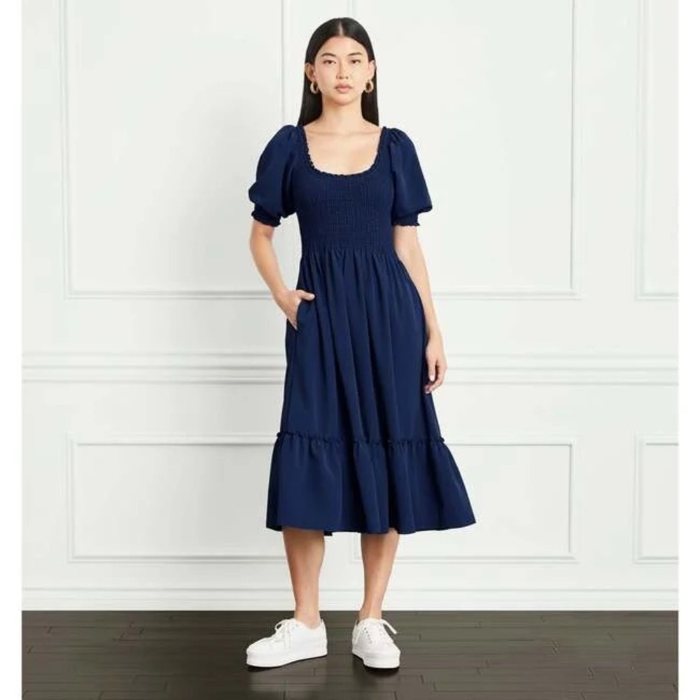 Hill House Navy Midi Dress